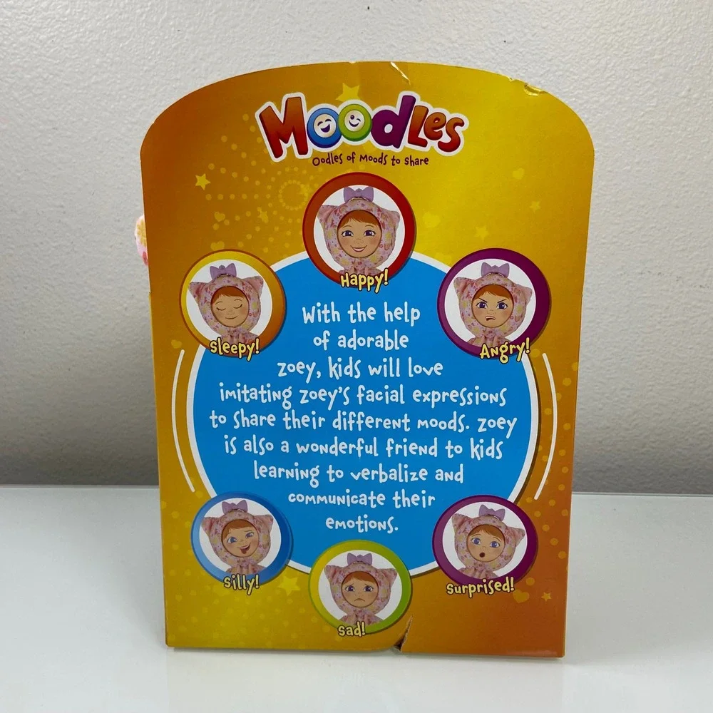 Moodles Zoey Doll‎ Twist Flip Oodles of Moods to Share Toy 2+ Interactive NEW